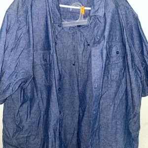 Linea Uomo Bermuda Cargo Shorts SET Cotton BLUE Size 42 UNISEX